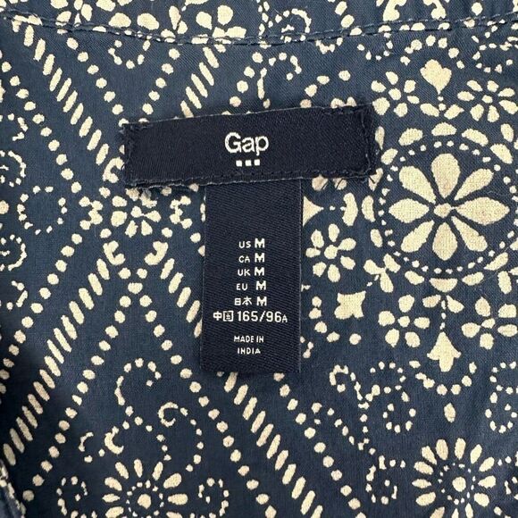 Gap Bandana Print Shirt Dress size Medium - Picture 3 of 8
